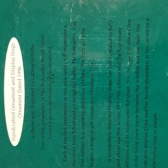 The Nutcracker Ballet•Hallmark Keepsake Ornament•Dated 1996•Collector's Series• - Picture 6 of 13